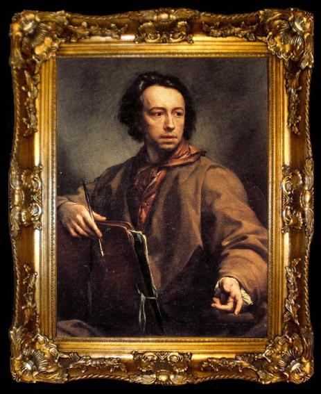 framed  MENGS, Anton Raphael Self-Portrait, ta009-2